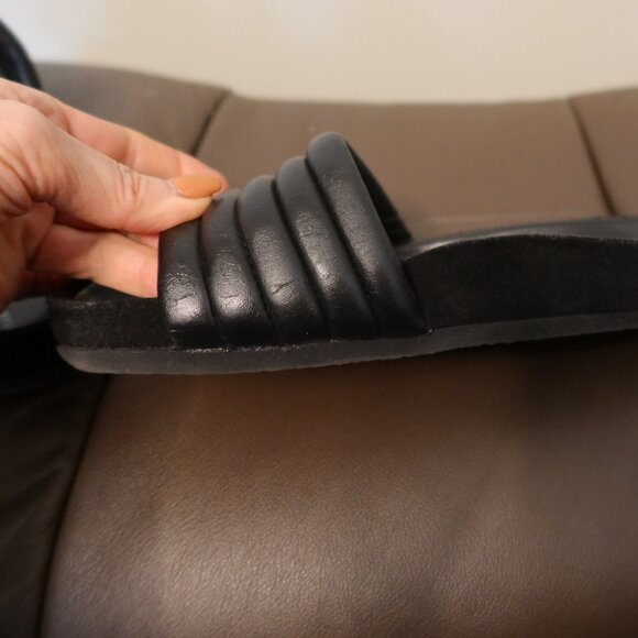 $430 Isabel Marant Hellea black lamb leather padded sandals size 36 with box - Picture 4 of 14